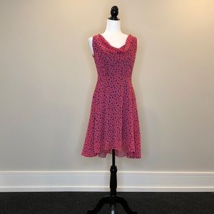 FINAL SALE! Pink and Blue Dotted Marc New York Mini Dress